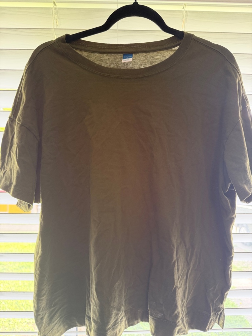 Old Navy Olive Green Vintage Crewneck Tee